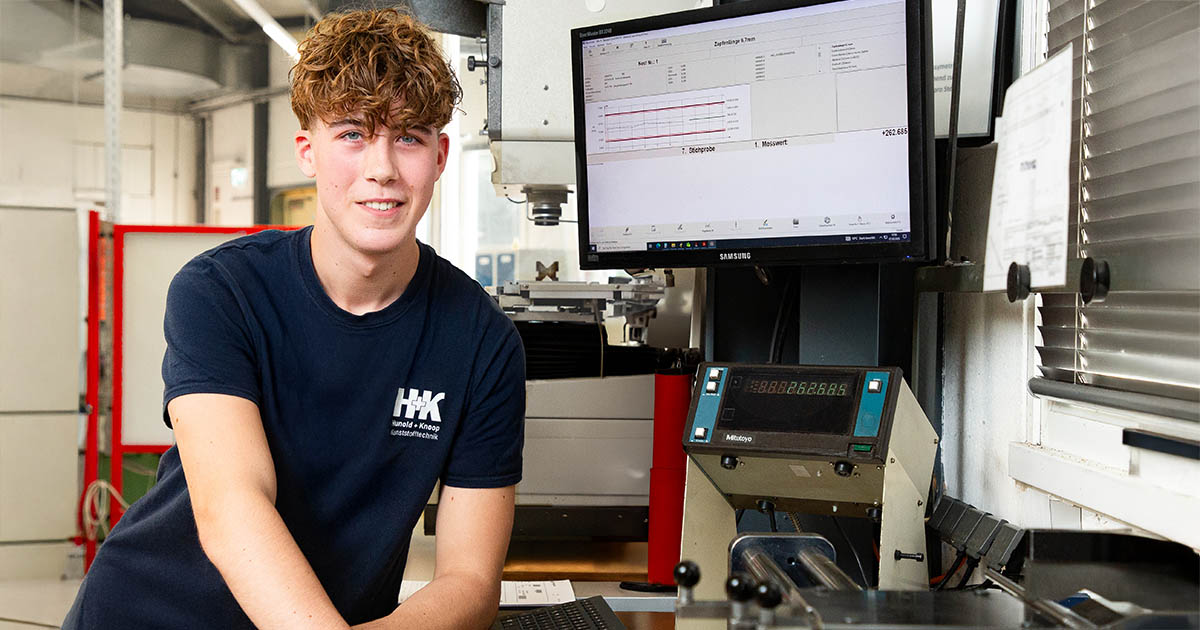 Levi Güth, Zerspanungsmechaniker